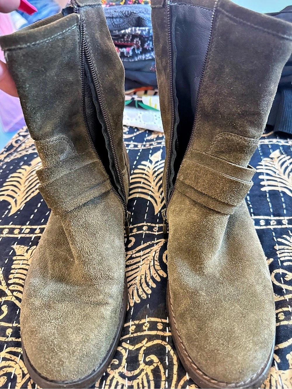 Alberto Fermani Brown Suede Knee-High Boots EU 36.5